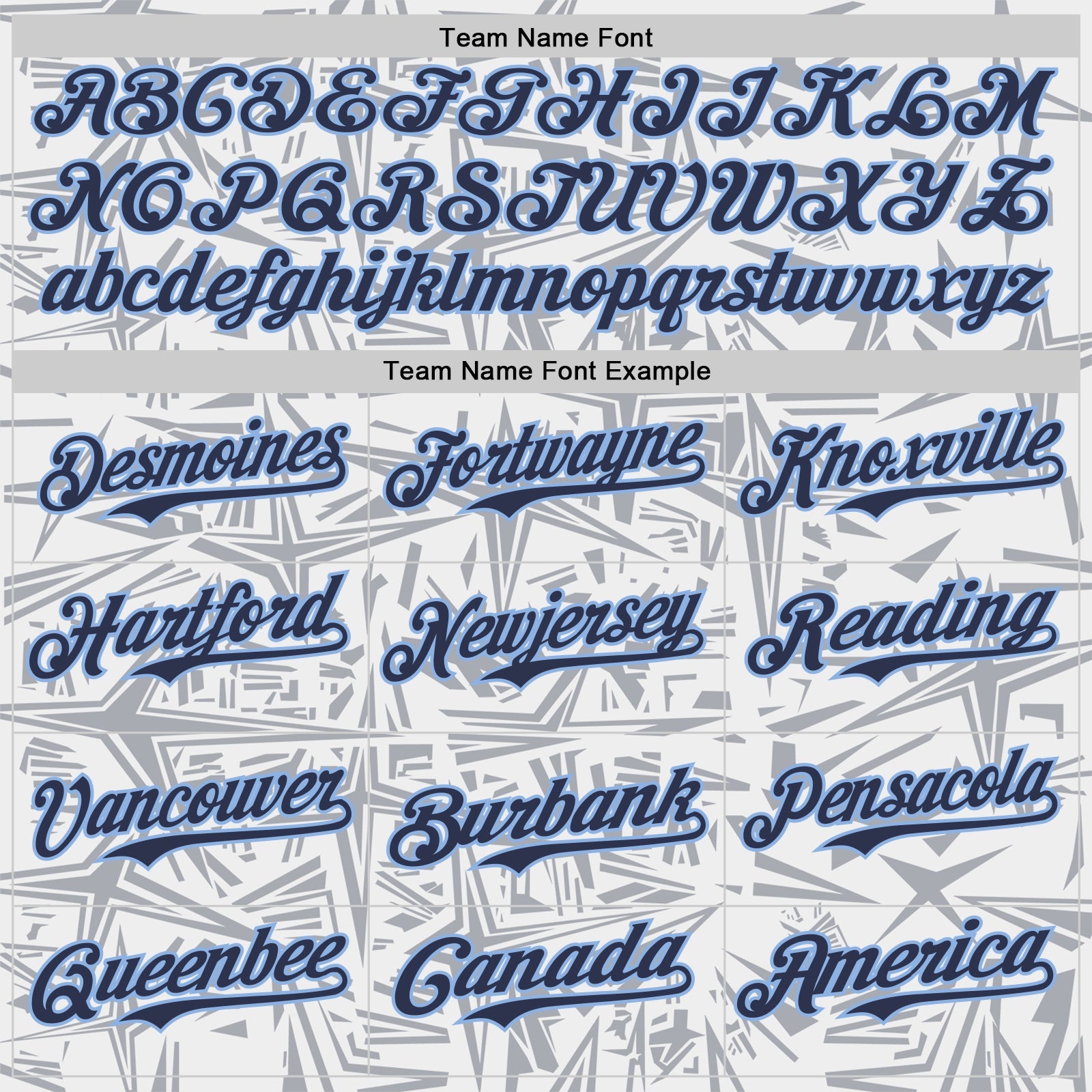 Custom White Navy Gray-Light Blue Geometric Cyber Starburst Authentic Baseball Jersey view 4