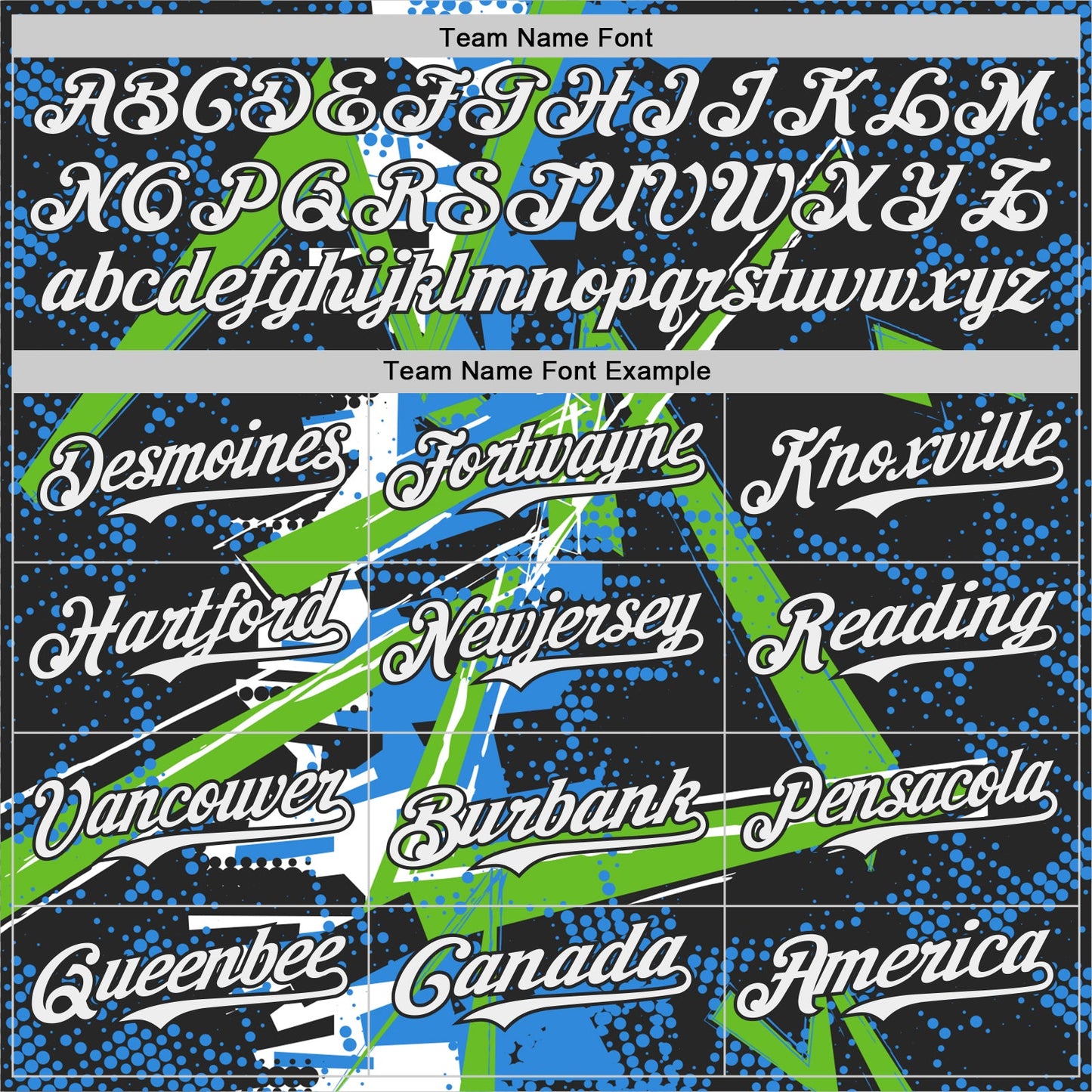 Custom Black White-Aurora Green Geometric Shards Dot Grid Authentic Baseball Jersey view 4