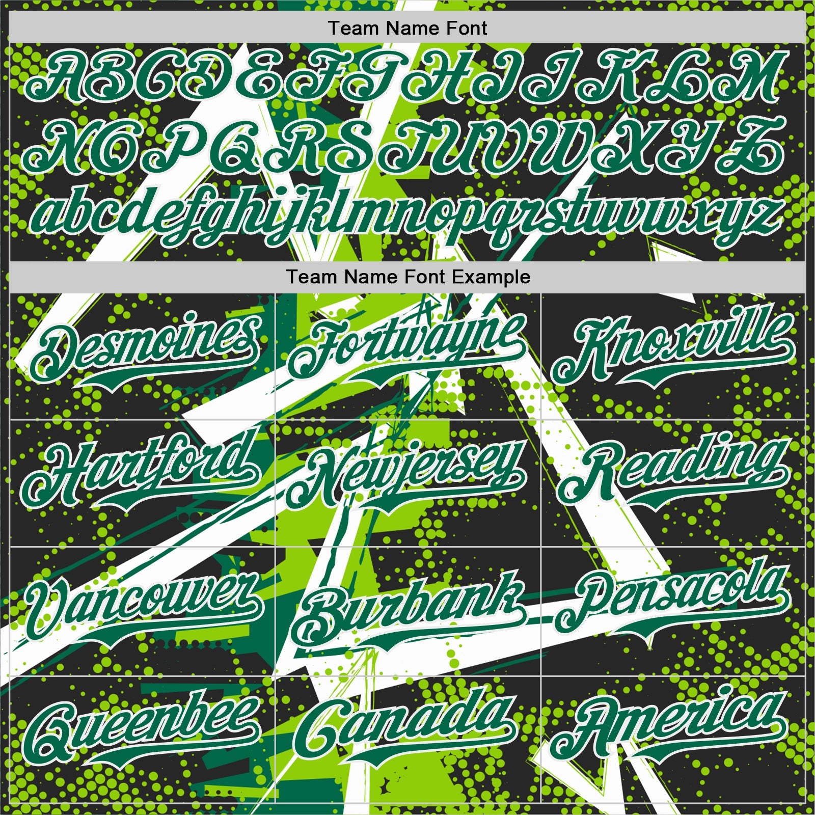 Custom Black White Neon Green-Kelly Green Geometric Shards Dot Grid Authentic Baseball Jersey view 4