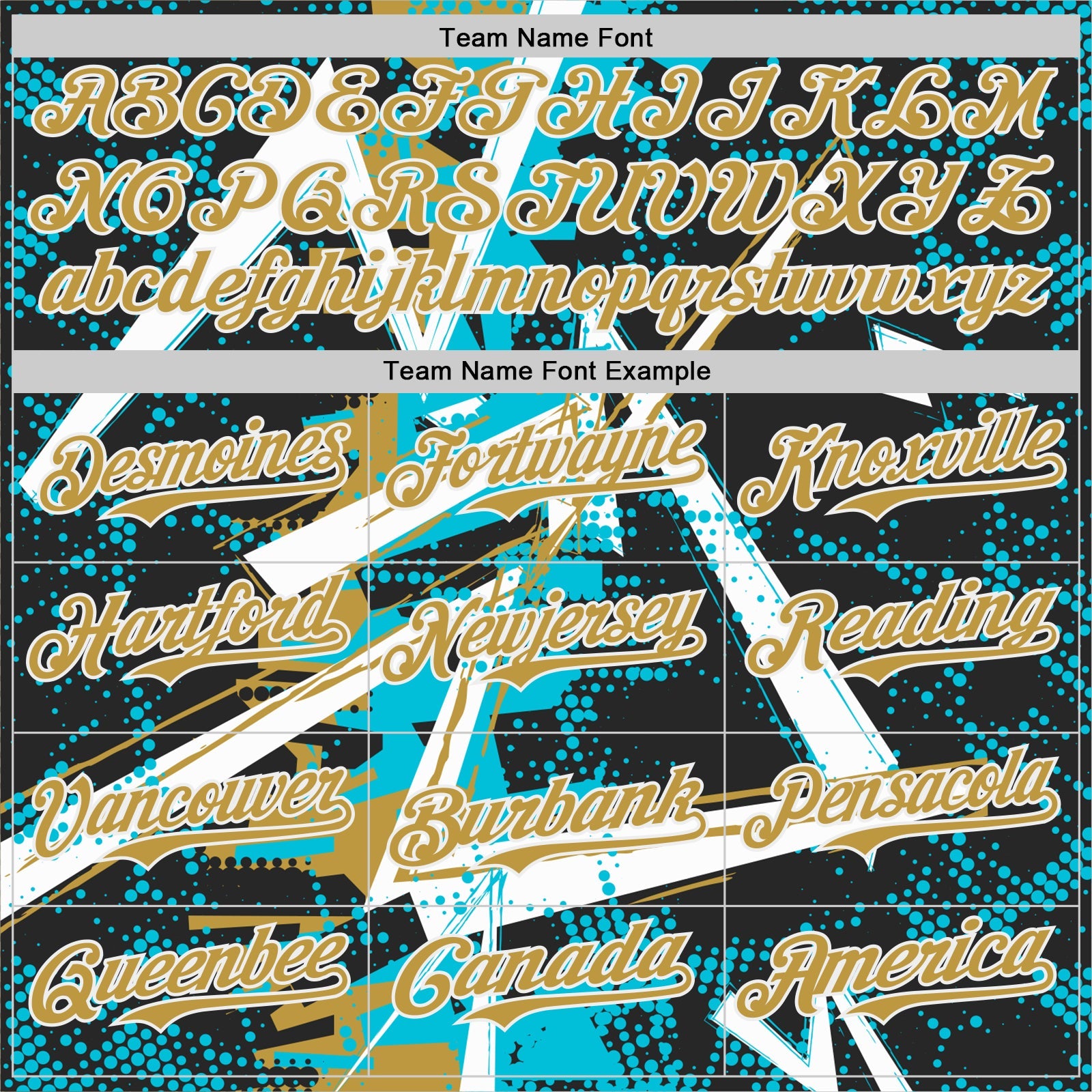 Custom Black White Lakes Blue-Old Gold Geometric Shards Dot Grid Authentic Baseball Jersey view 4