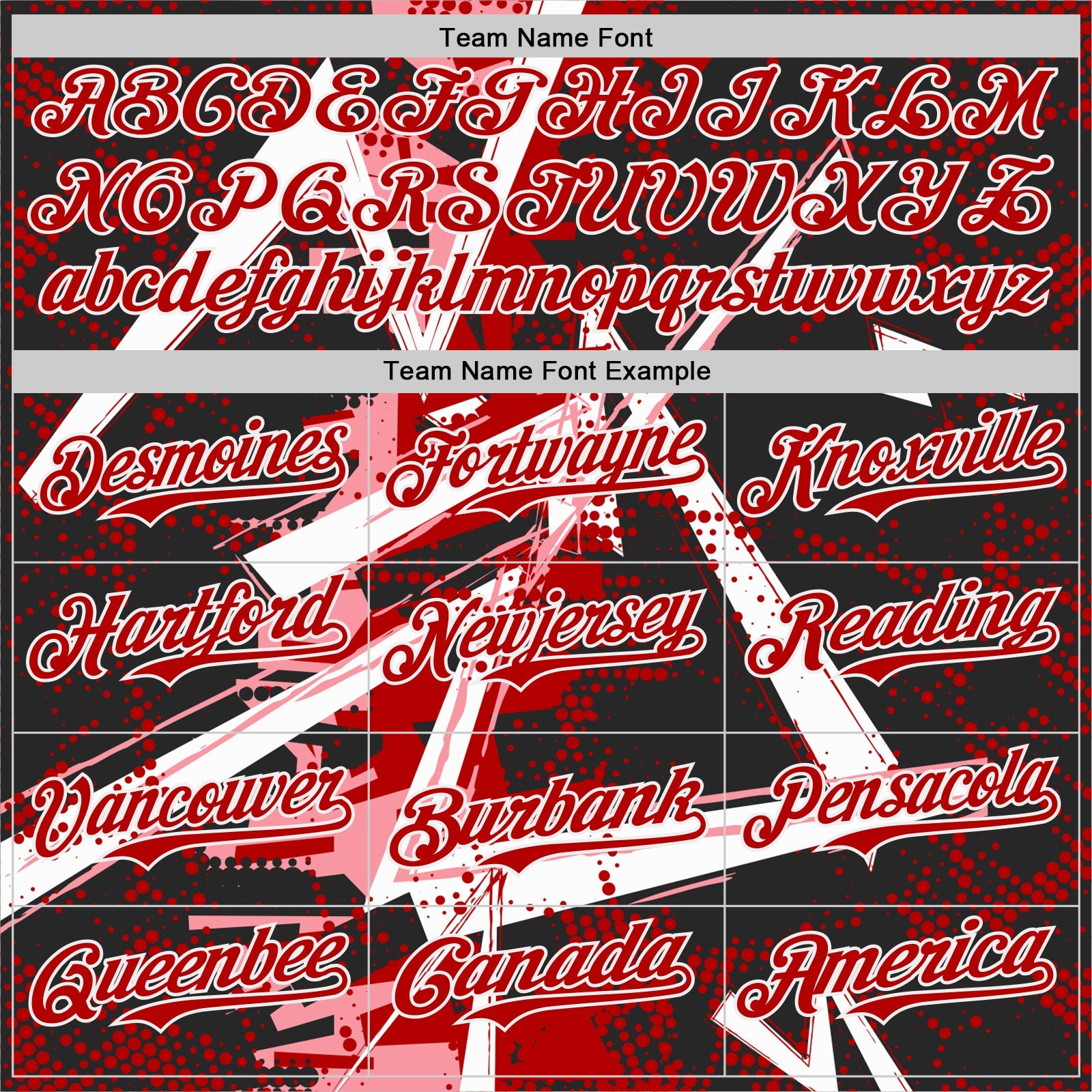 Custom Black White Medium Pink-Red Geometric Shards Dot Grid Authentic Baseball Jersey view 4