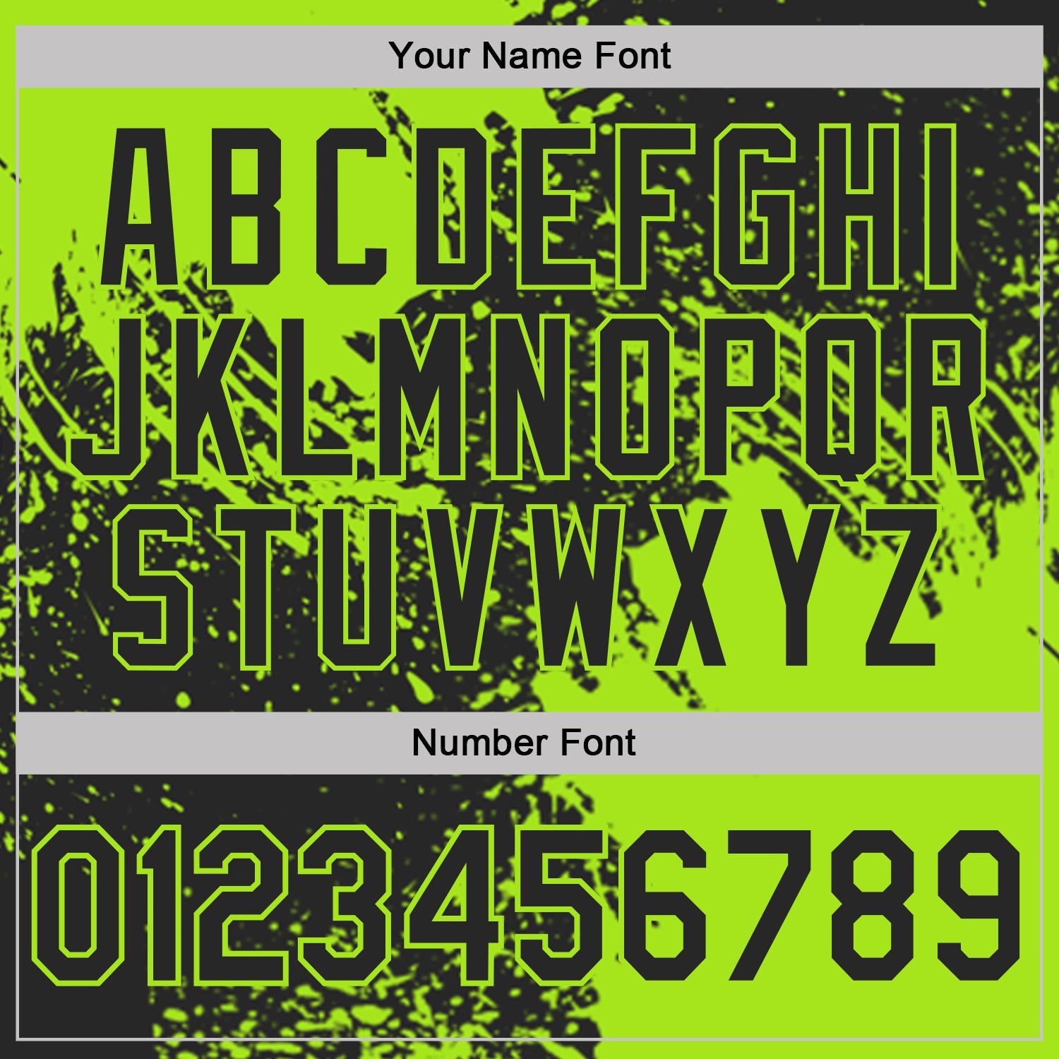 Custom Black-Neon Green Abstract Brush Stroke Performance T-Shirt view 4