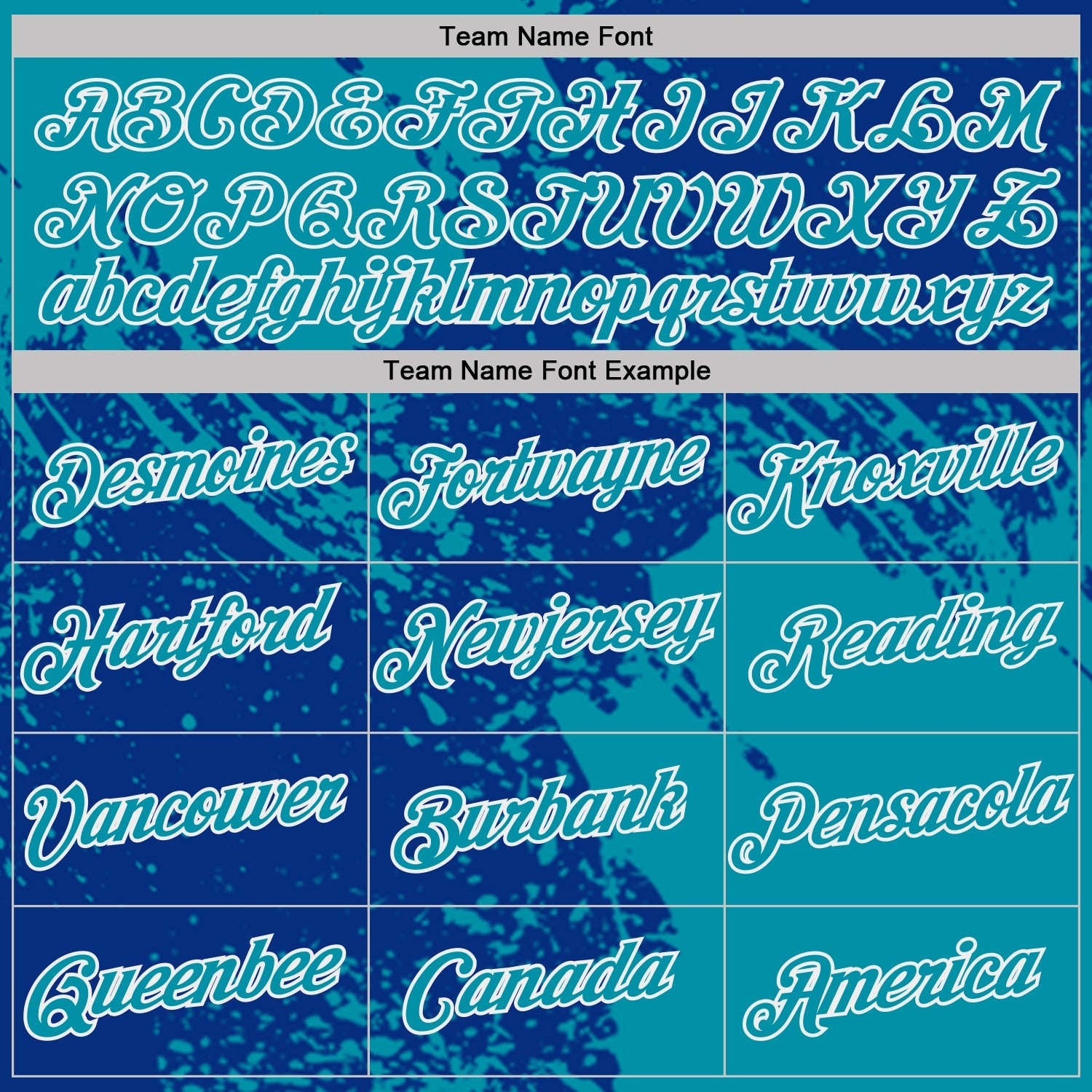 Custom Royal Teal-White Abstract Brush Stroke Performance T-Shirt view 3