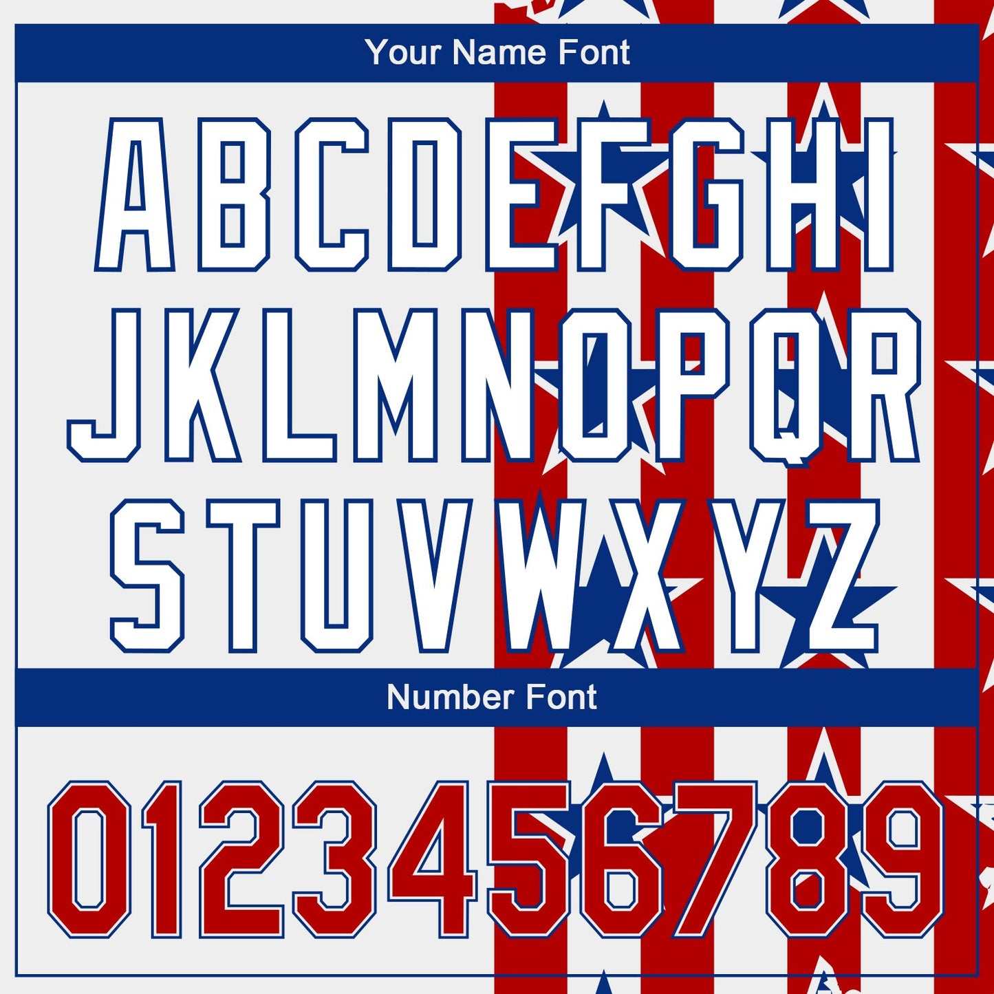 Custom White Red-Royal 3D American Flag Authentic Baseball Jersey view 5