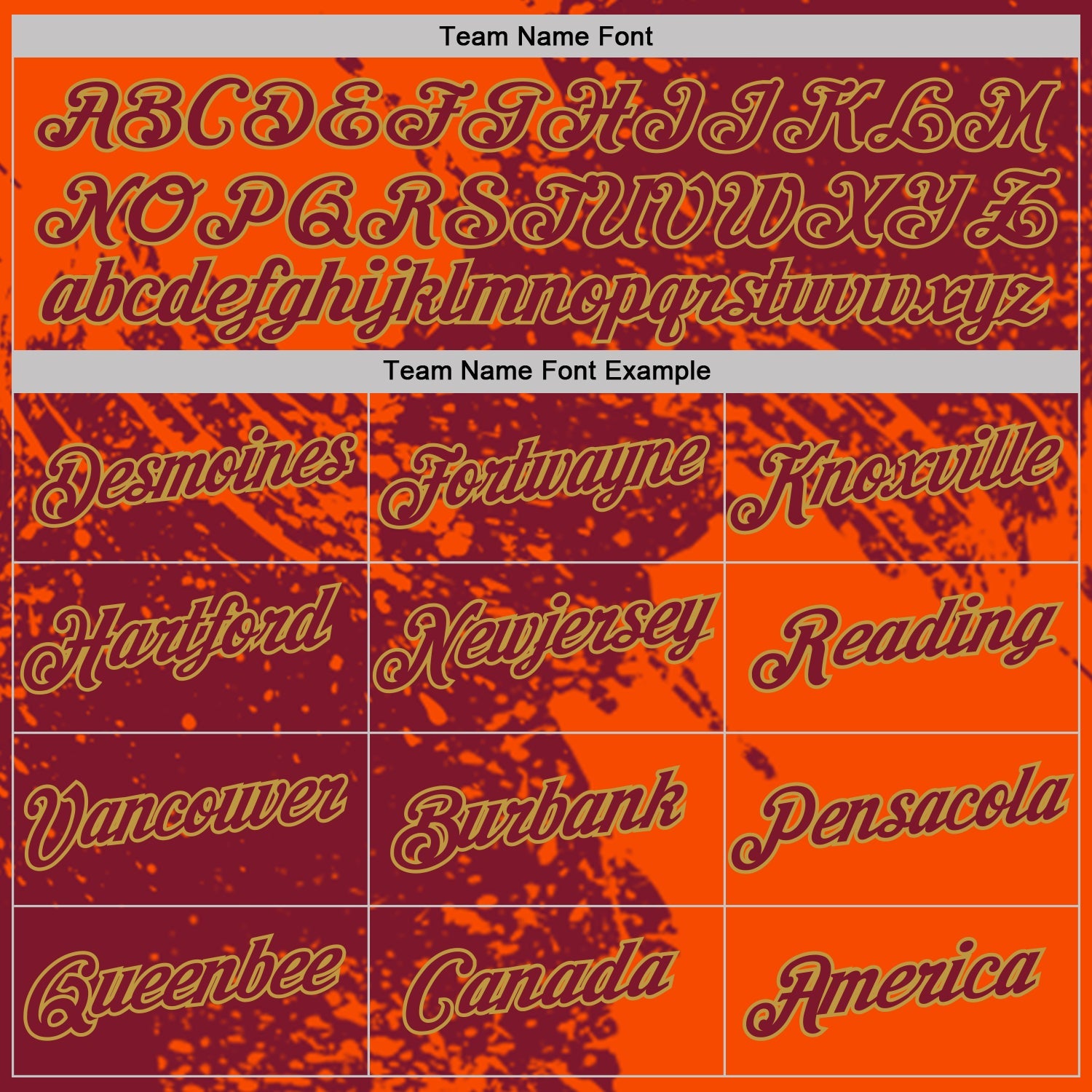 Custom Crimson Orange-Old Gold Abstract Brush Stroke Performance T-Shirt view 3