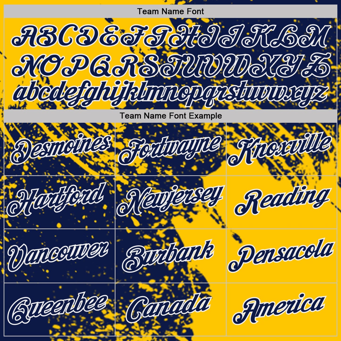 Custom Navy Yellow-White Abstract Brush Stroke Performance T-Shirt view 3