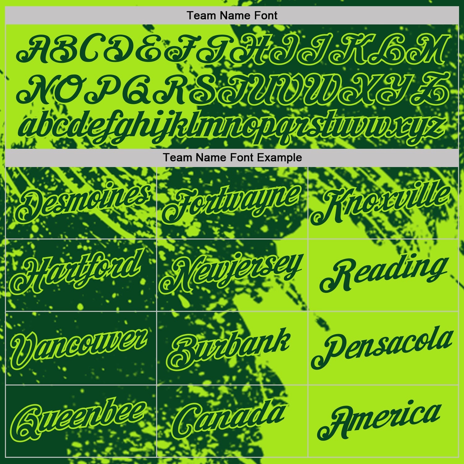 Custom Green-Neon Green Abstract Brush Stroke Performance T-Shirt view 3