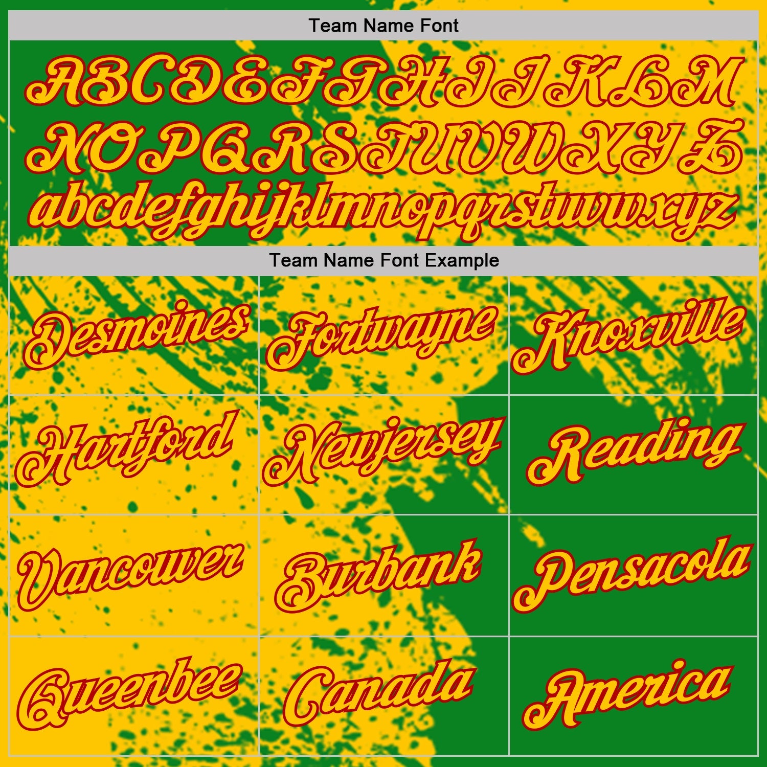 Custom Yellow Grass Green-Red Abstract Brush Stroke Performance T-Shirt view 3