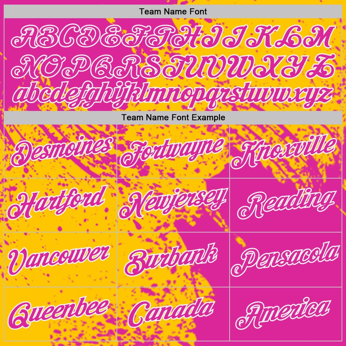 Custom Yellow Deep Pink-White Abstract Brush Stroke Performance T-Shirt view 3