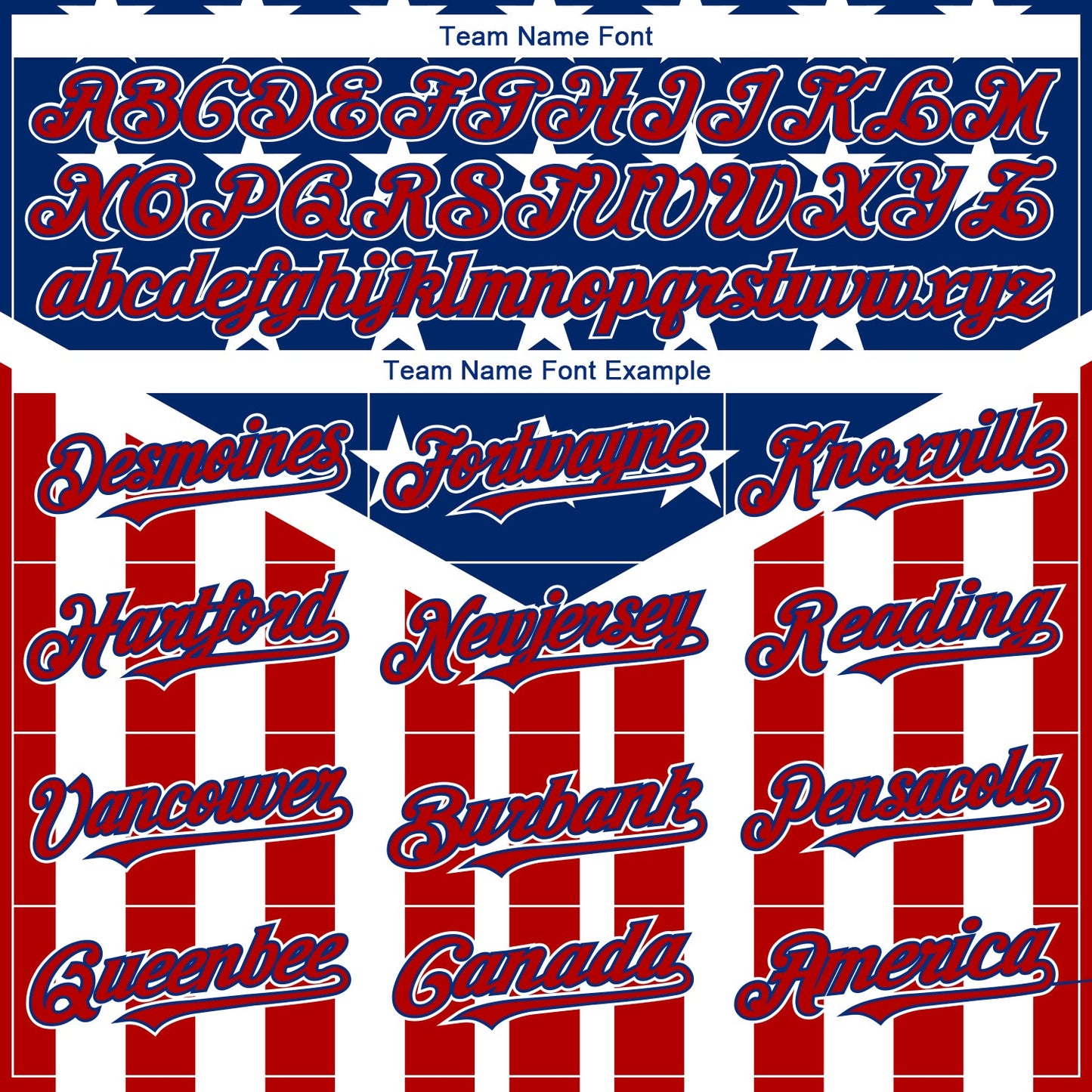 Custom Royal Red-White 3D American Flag Authentic Baseball Jersey view 3