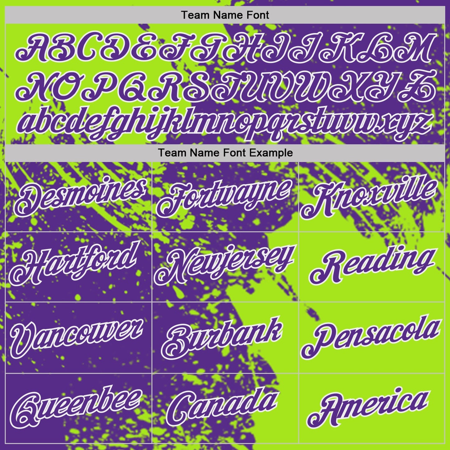 Custom Purple Neon Green-White Abstract Brush Stroke Performance T-Shirt view 3