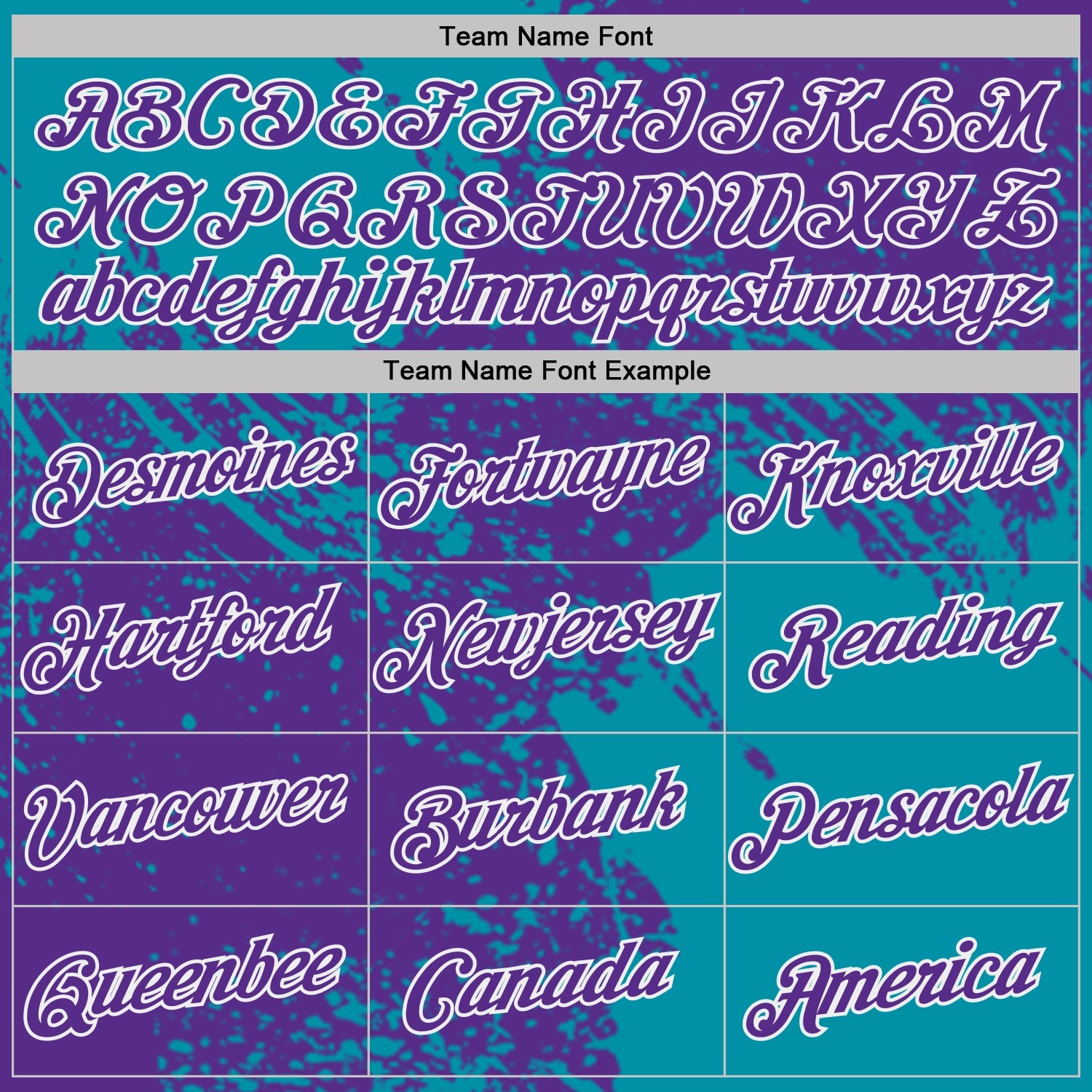 Custom Purple Teal-White Abstract Brush Stroke Performance T-Shirt view 3