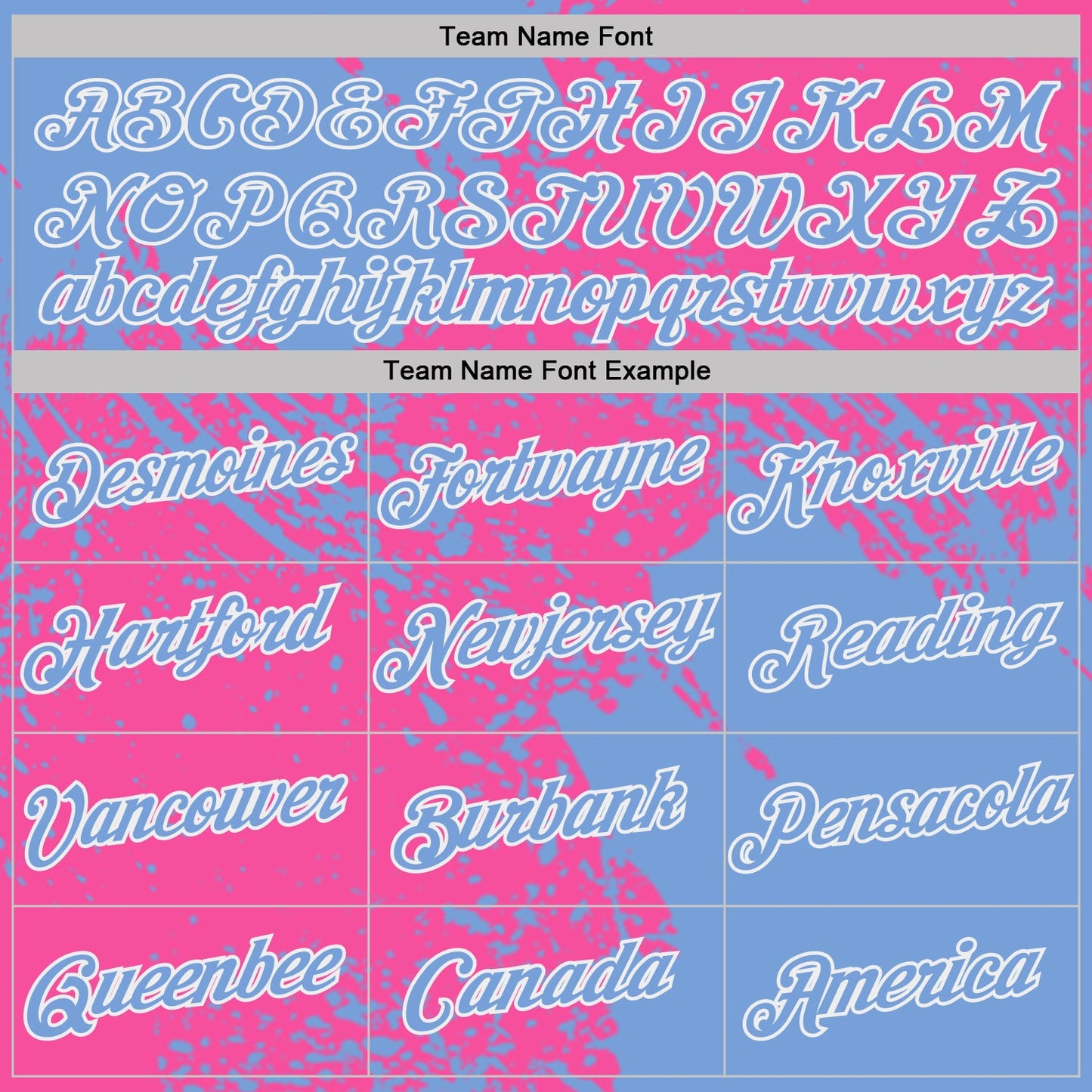 Custom Pink Light Blue-White Abstract Brush Stroke Performance T-Shirt view 3