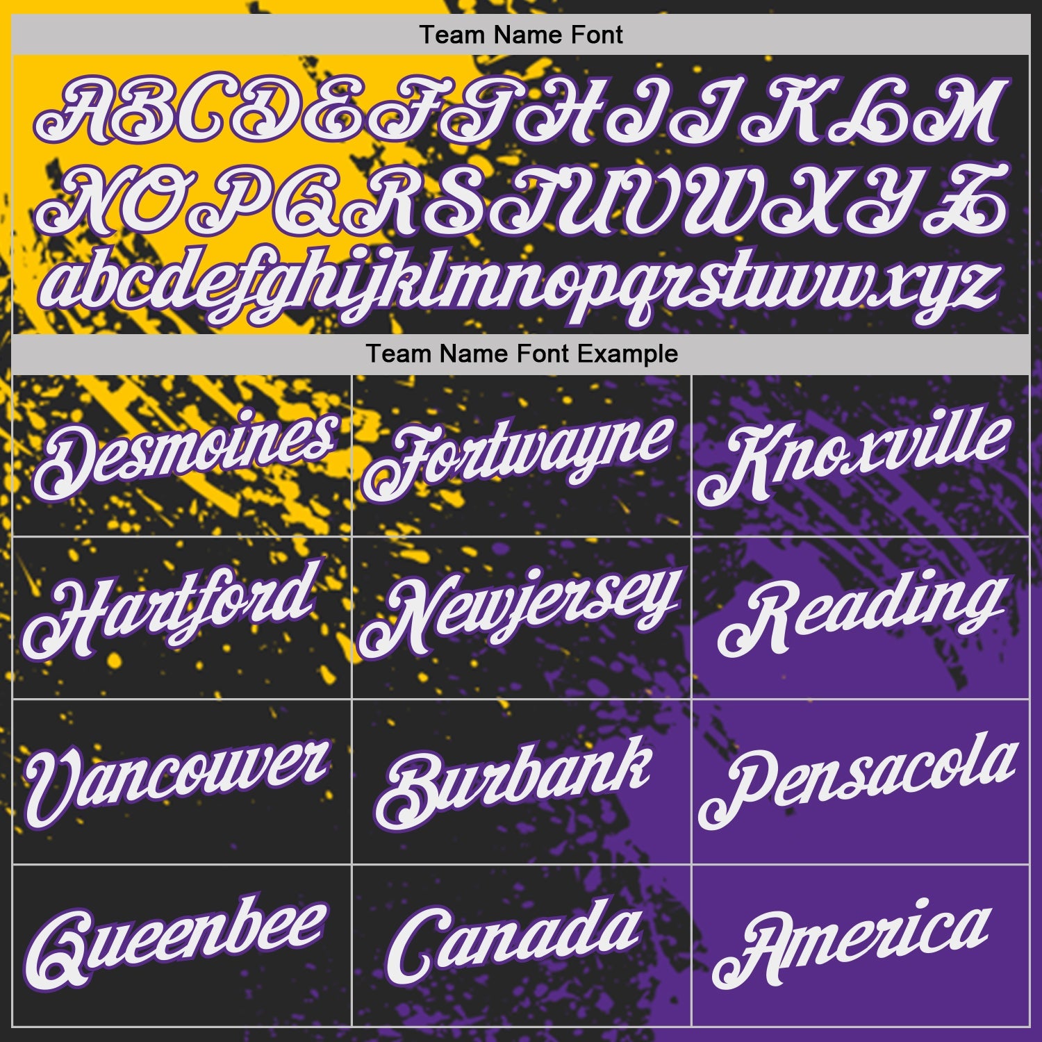Custom Black White Yellow-Purple Abstract Brush Stroke Performance T-Shirt view 3