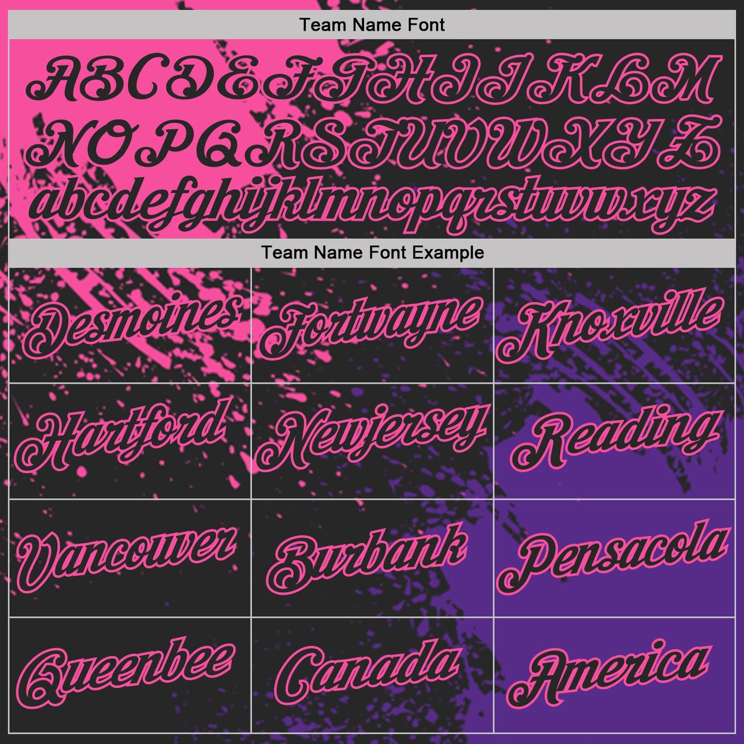 Custom Black Pink-Purple Abstract Brush Stroke Performance T-Shirt view 3
