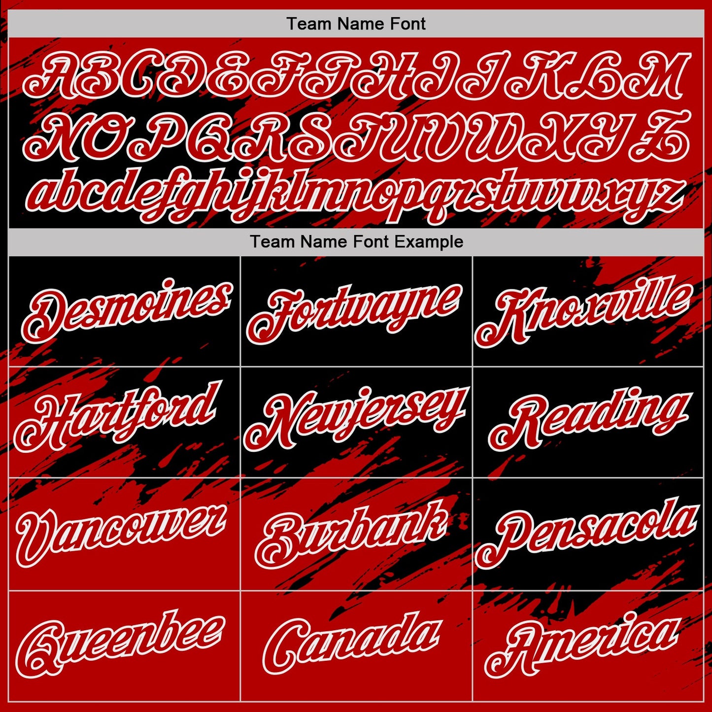 Custom Red Black-White Abstract Brush Stroke Splatter Performance T-Shirt view 3