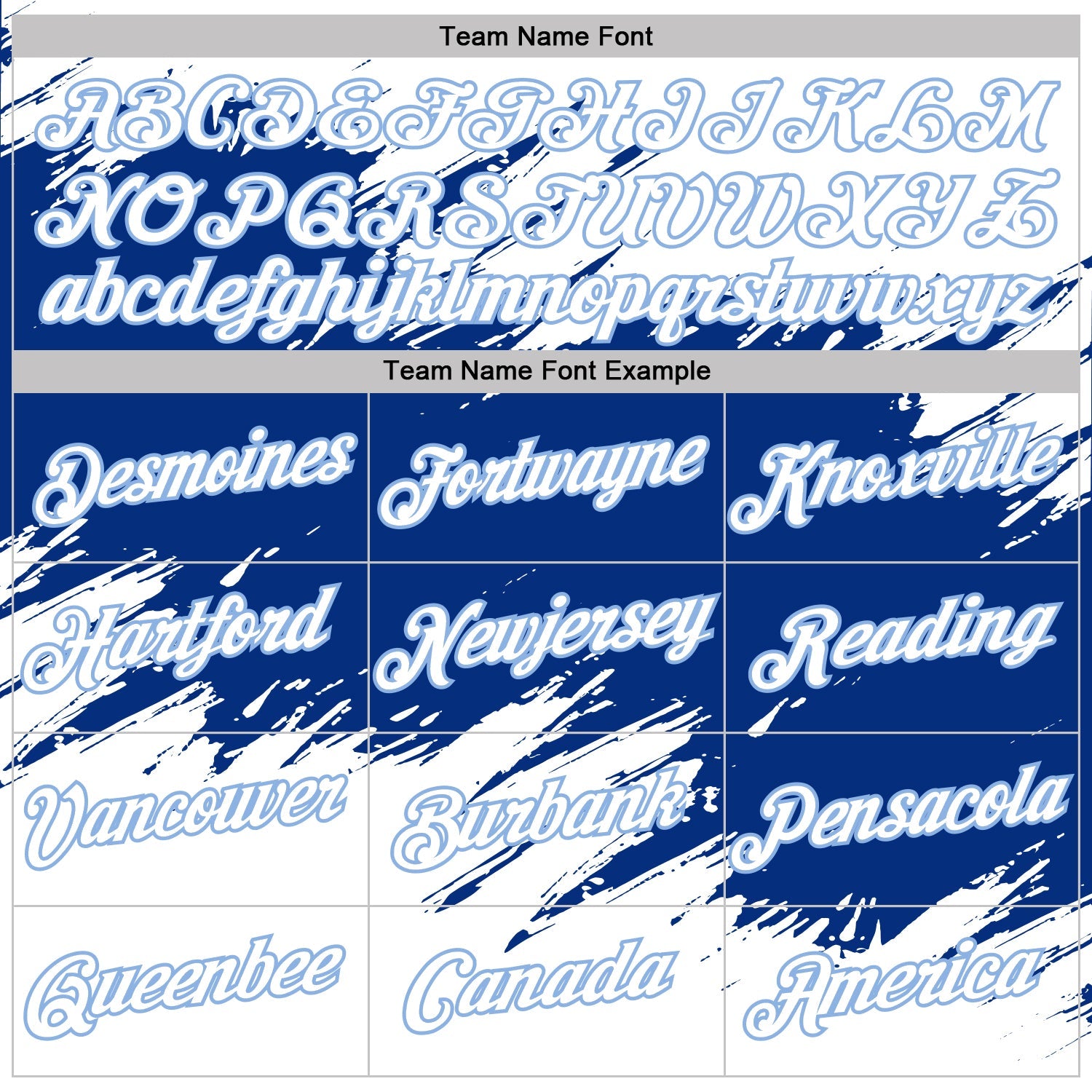 Custom White Royal-Light Blue Abstract Brush Stroke Splatter Performance T-Shirt view 3