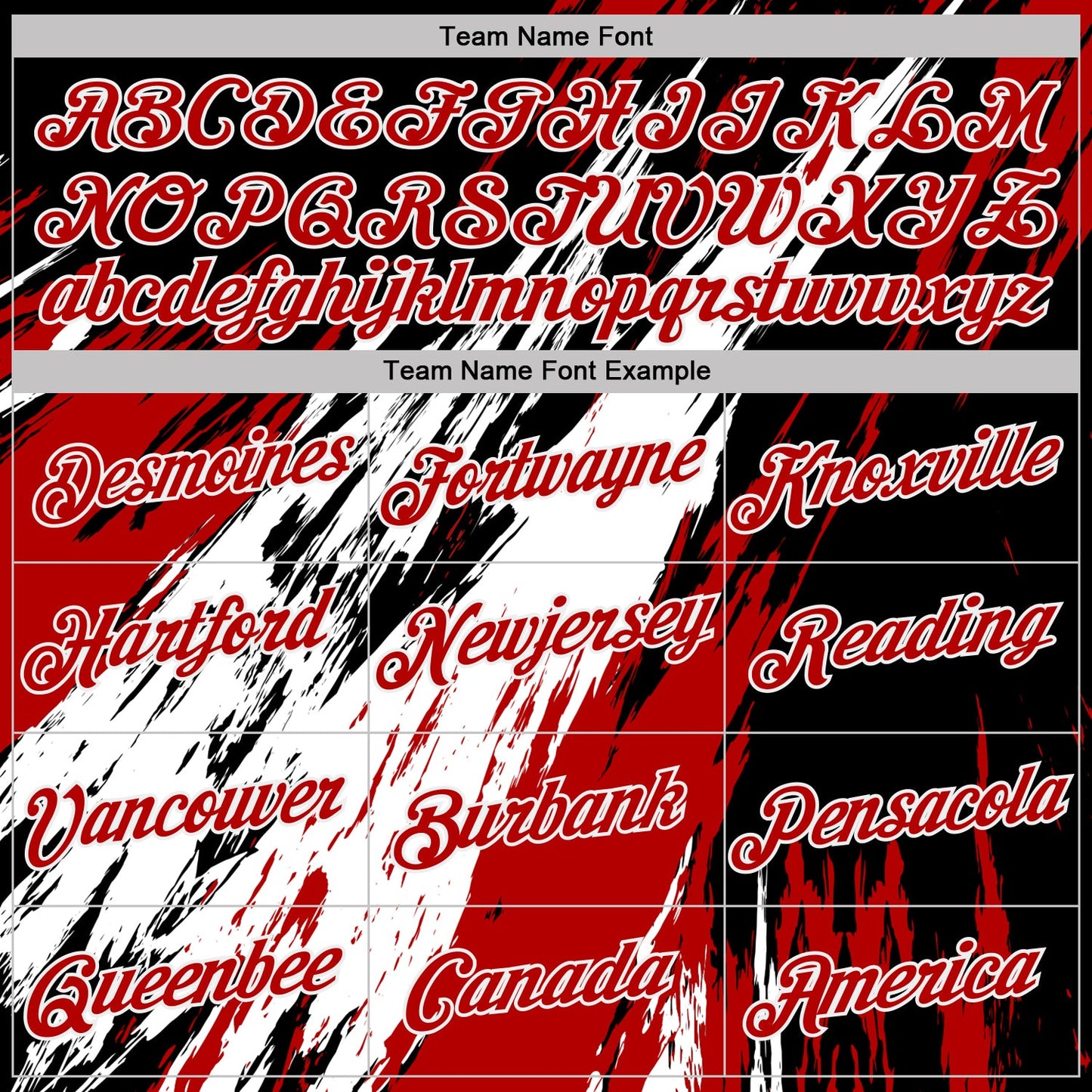 Custom Black Red-White Abstract Brush Stroke Splatter Performance T-Shirt view 3