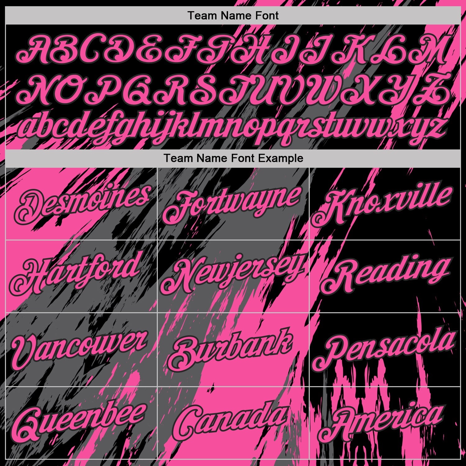 Custom Black Pink Steel Gray-White Abstract Brush Stroke Splatter Performance T-Shirt view 3