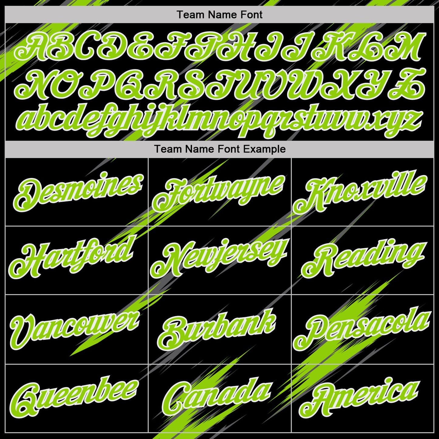Custom Black Neon Green Steel Gray-White Abstract Brush Stroke Performance T-Shirt view 3