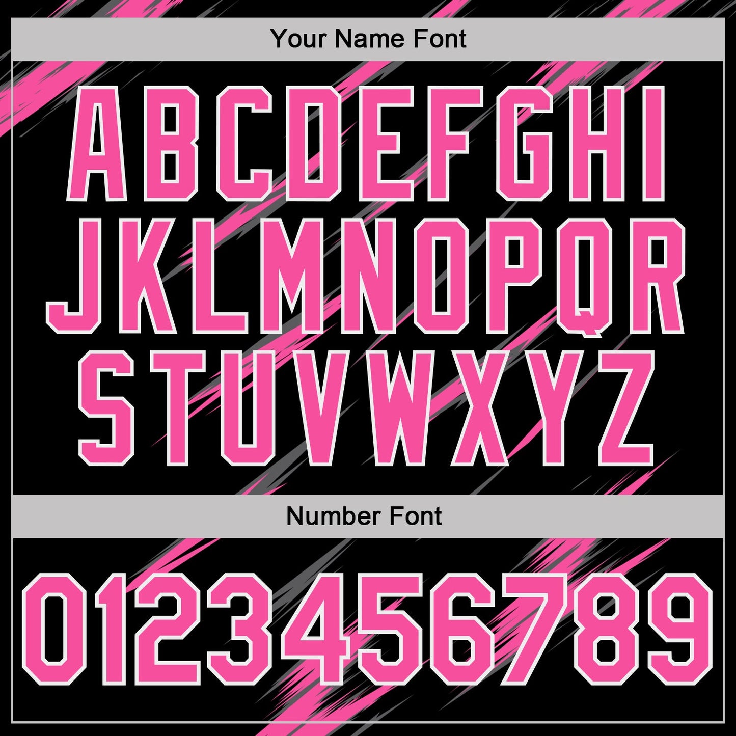 Custom Black Pink Steel Gray-White Abstract Brush Stroke Performance T-Shirt view 4