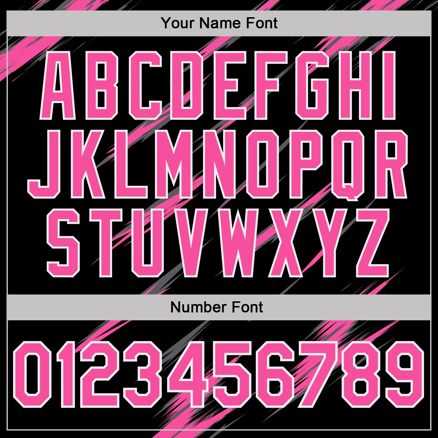 Custom Black Pink Steel Gray-White Abstract Brush Stroke Performance T-Shirt view 4