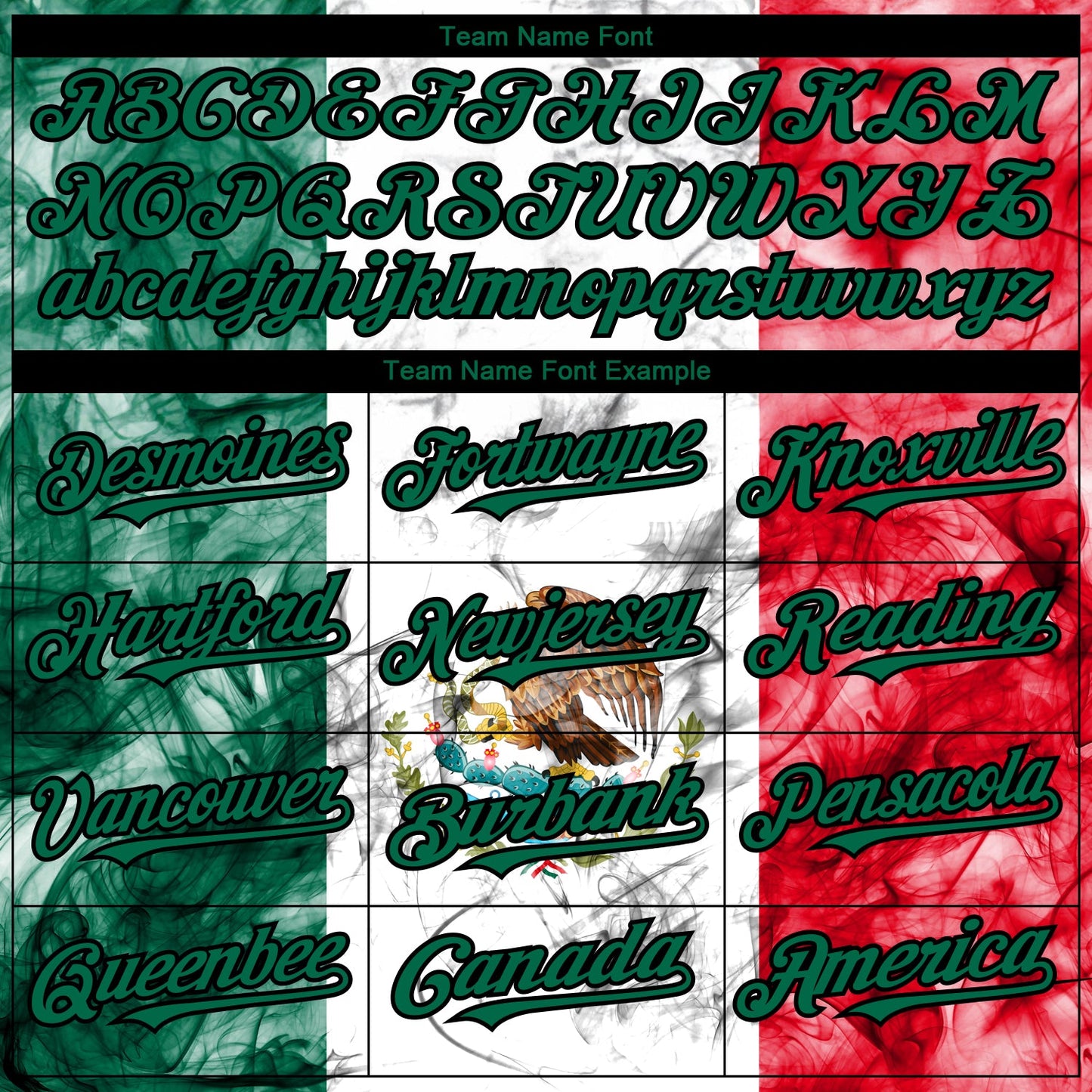 Custom White Red Kelly Green-Black 3D Mexican Flag Authentic Baseball Jersey view 4