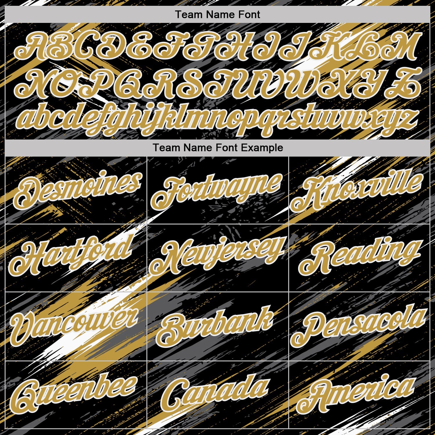 Custom Black Old Gold Steel Gray-White Abstract Brush Stroke Splatter Performance T-Shirt view 3