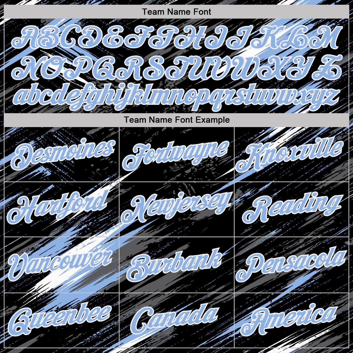Custom Black Light Blue Steel Gray-White Abstract Brush Stroke Splatter Performance T-Shirt view 3