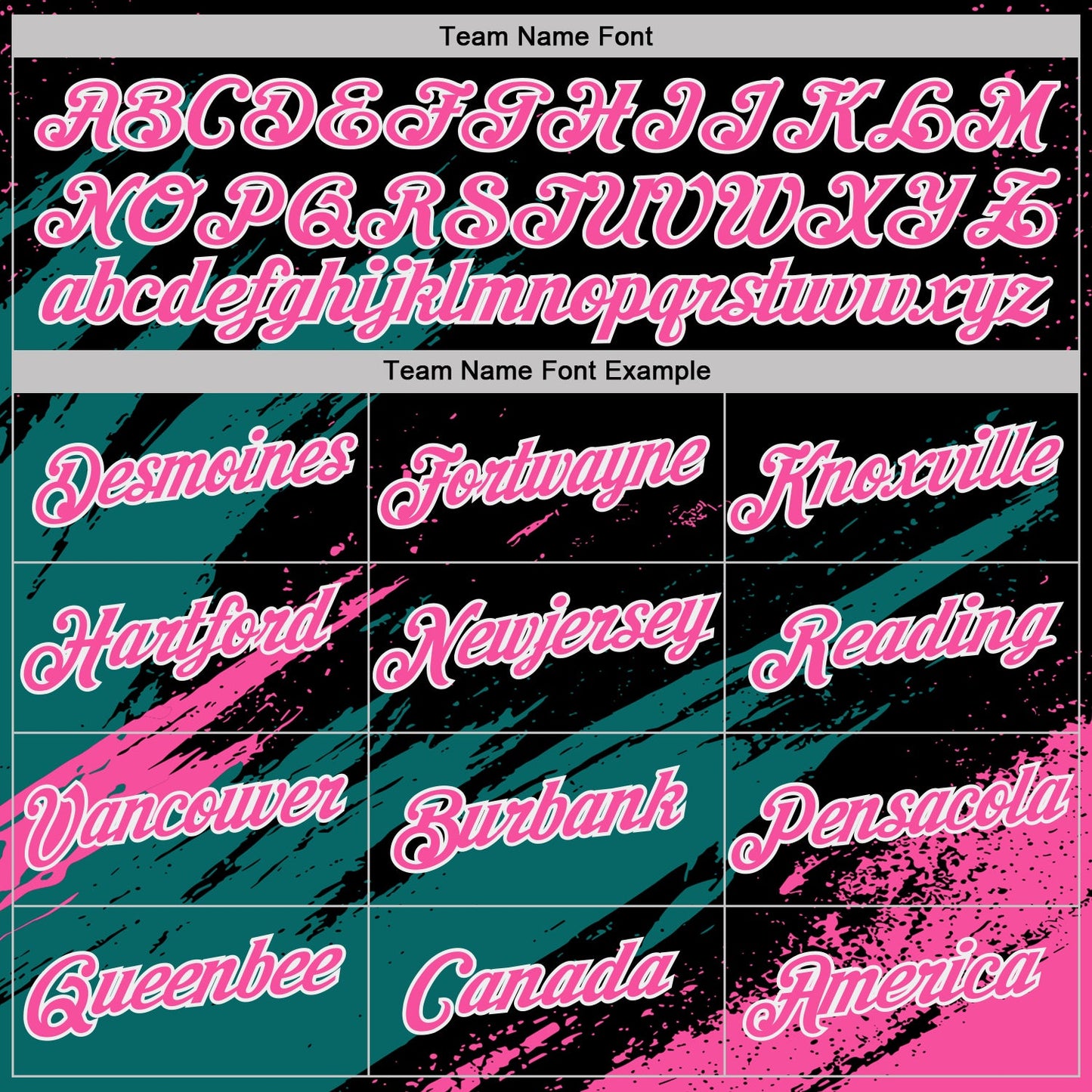 Custom Black Teal Pink-White Abstract Brush Stroke Splatter Performance T-Shirt view 3