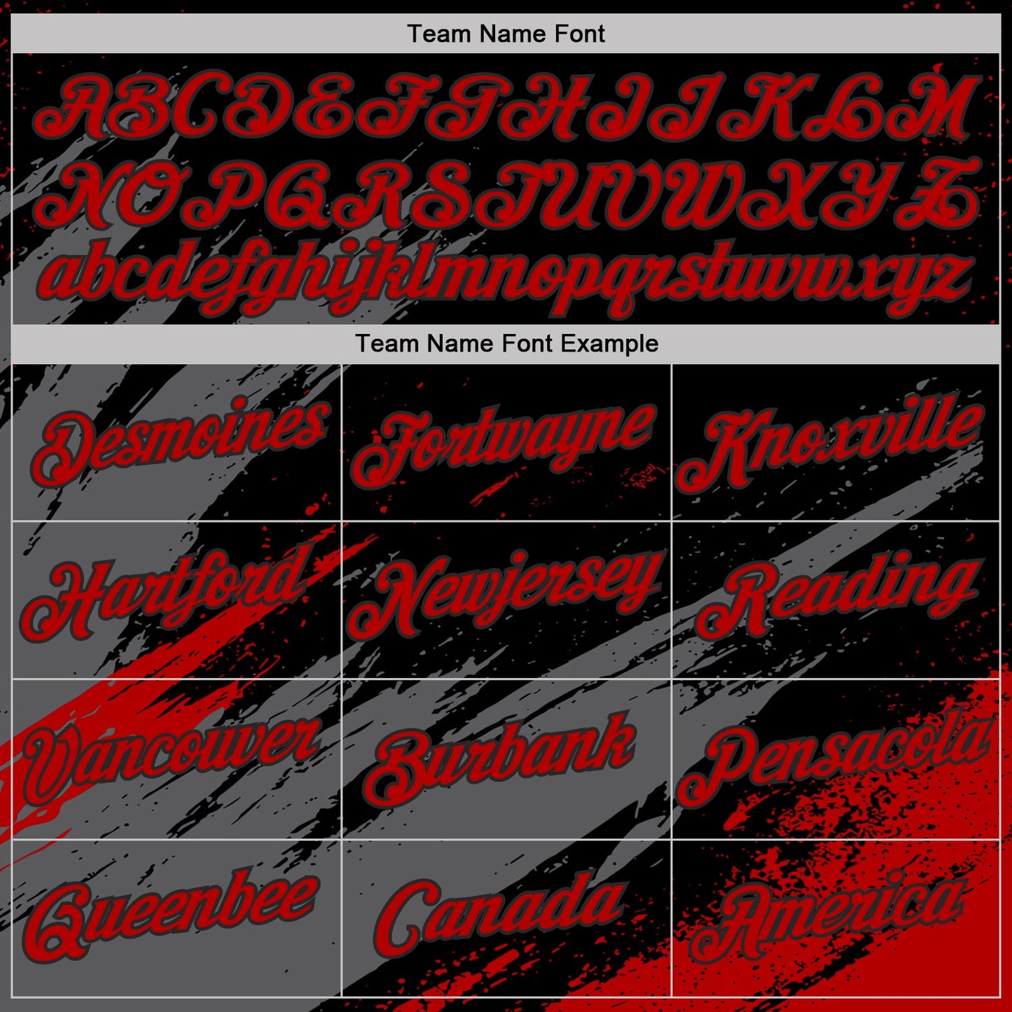 Custom Black Red Steel Gray-White Abstract Brush Stroke Splatter Performance T-Shirt view 3