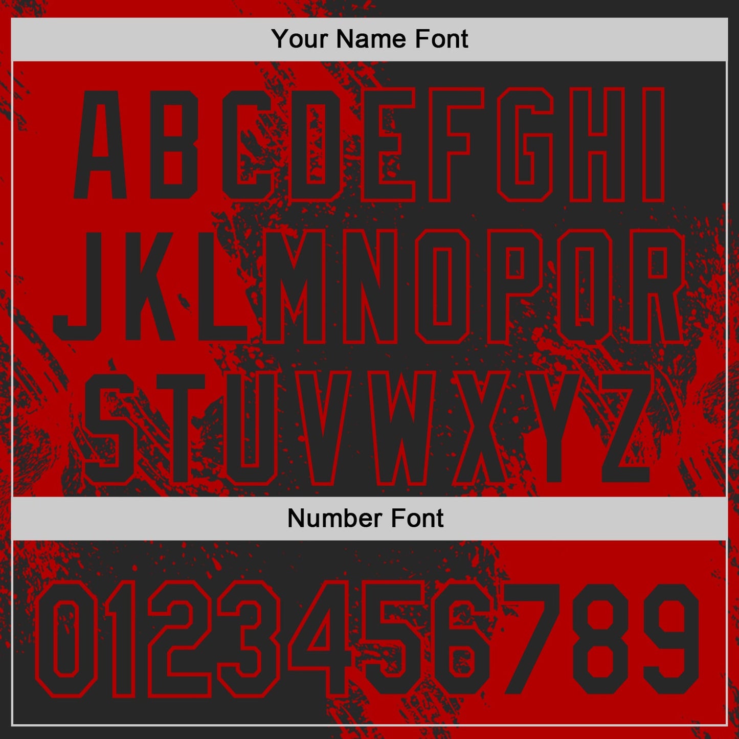 Custom Black-Red Abstract Brush Stroke Authentic Baseball Jersey view 5