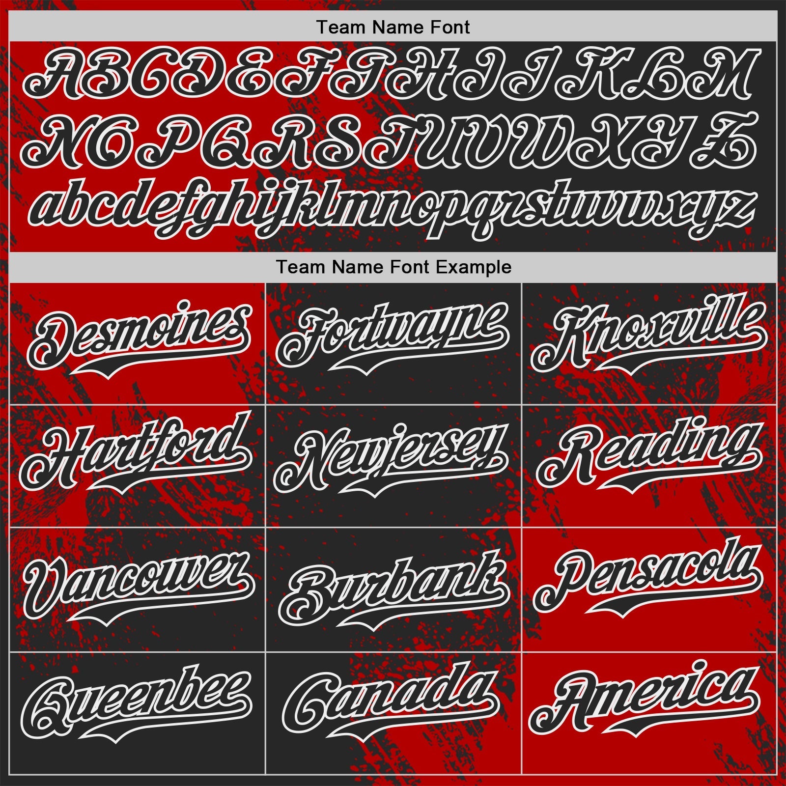 Custom Black Red-White Abstract Brush Stroke Authentic Baseball Jersey view 4