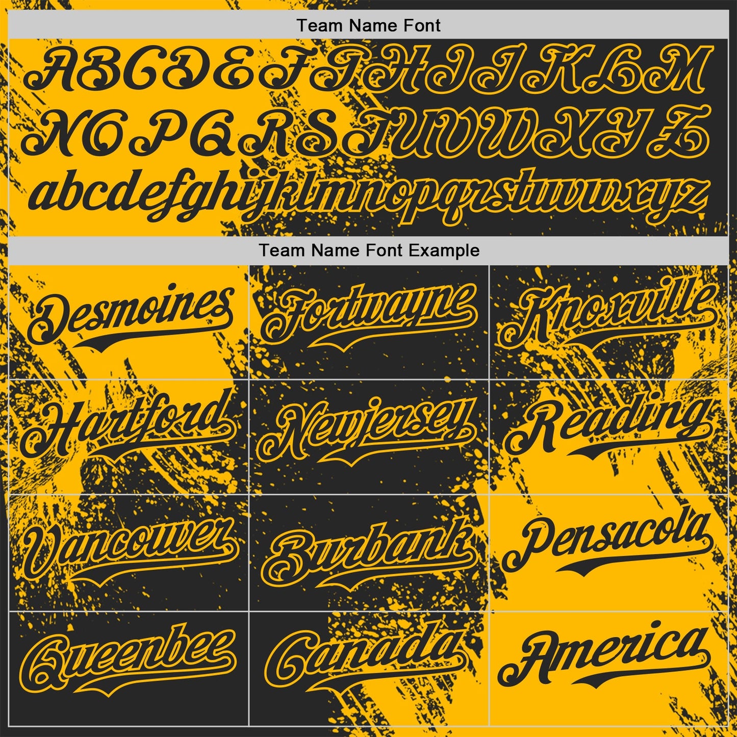 Custom Black-Gold Abstract Brush Stroke Authentic Baseball Jersey view 4