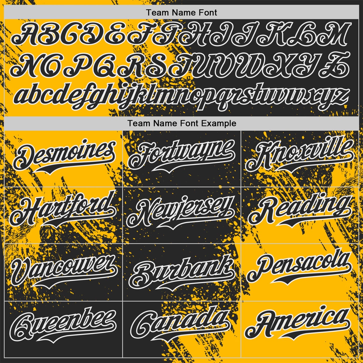 Custom Black Gold-White Abstract Brush Stroke Authentic Baseball Jersey view 4