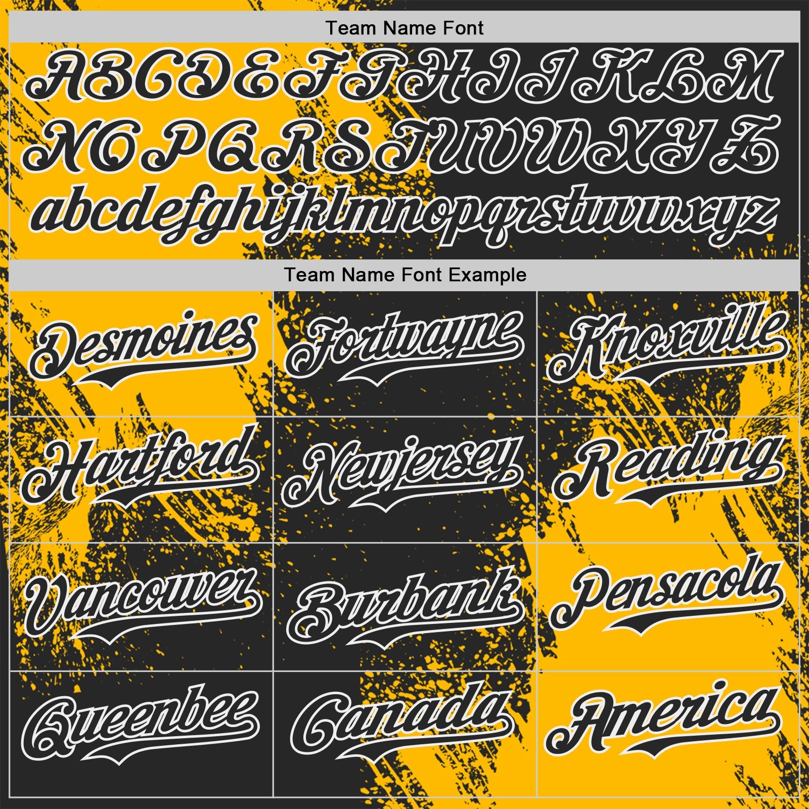 Custom Black Gold-White Abstract Brush Stroke Authentic Baseball Jersey view 4