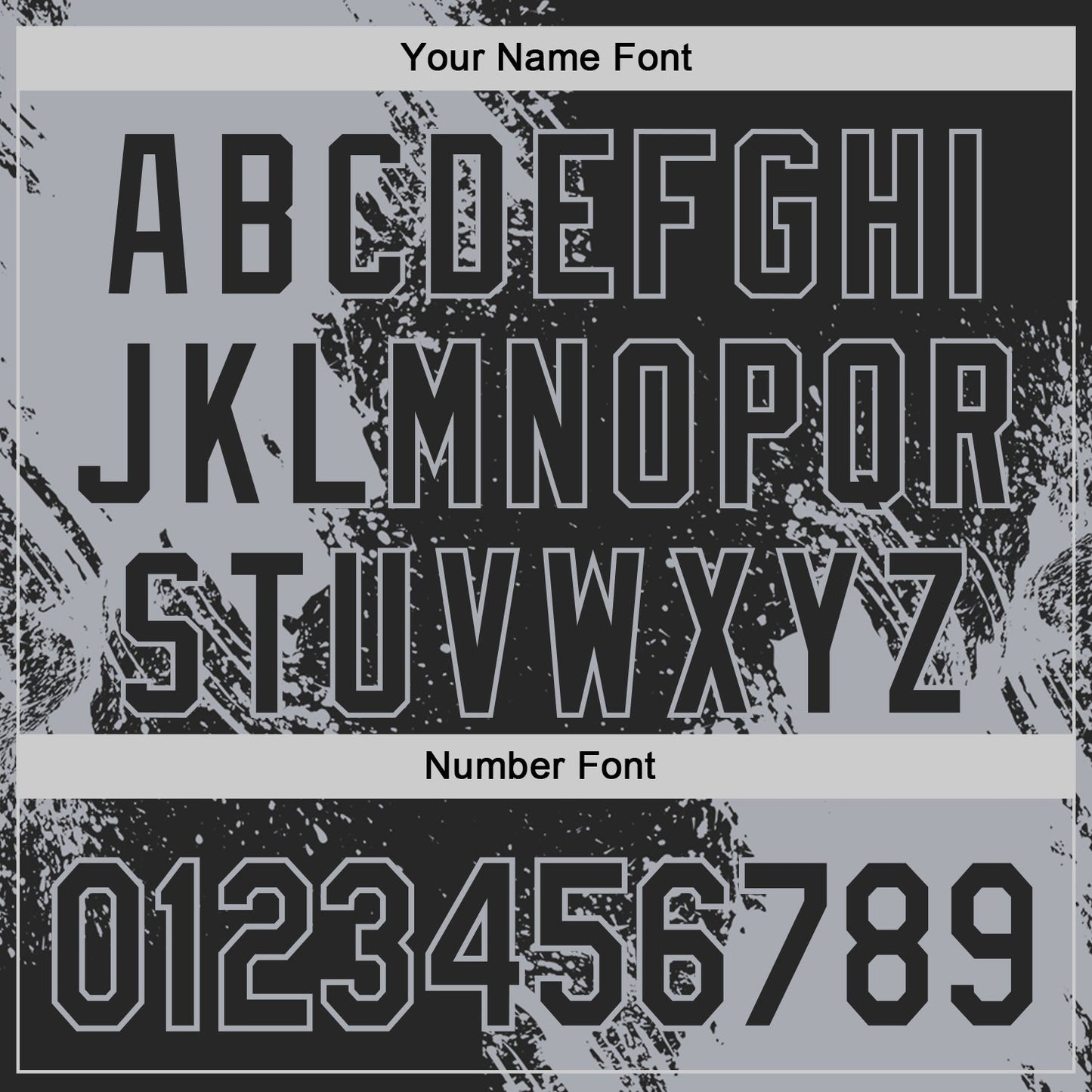 Custom Black-Gray Abstract Brush Stroke Authentic Baseball Jersey view 5
