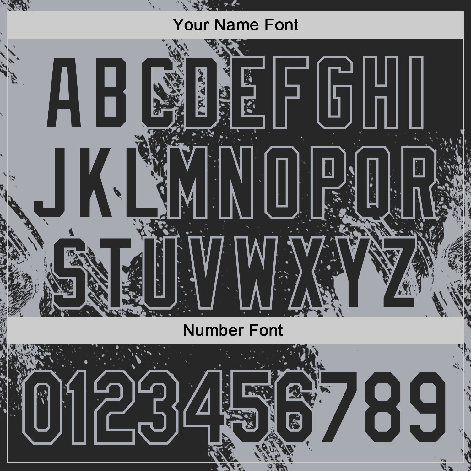 Custom Black-Gray Abstract Brush Stroke Authentic Baseball Jersey view 5