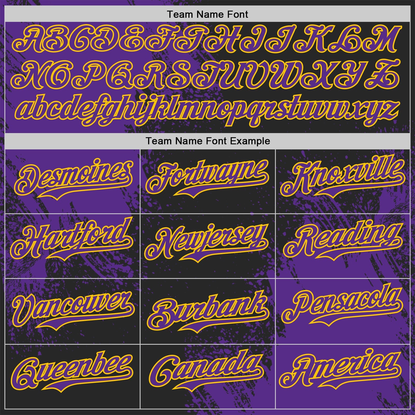 Custom Black Purple-Yellow Abstract Brush Stroke Authentic Baseball Jersey view 4