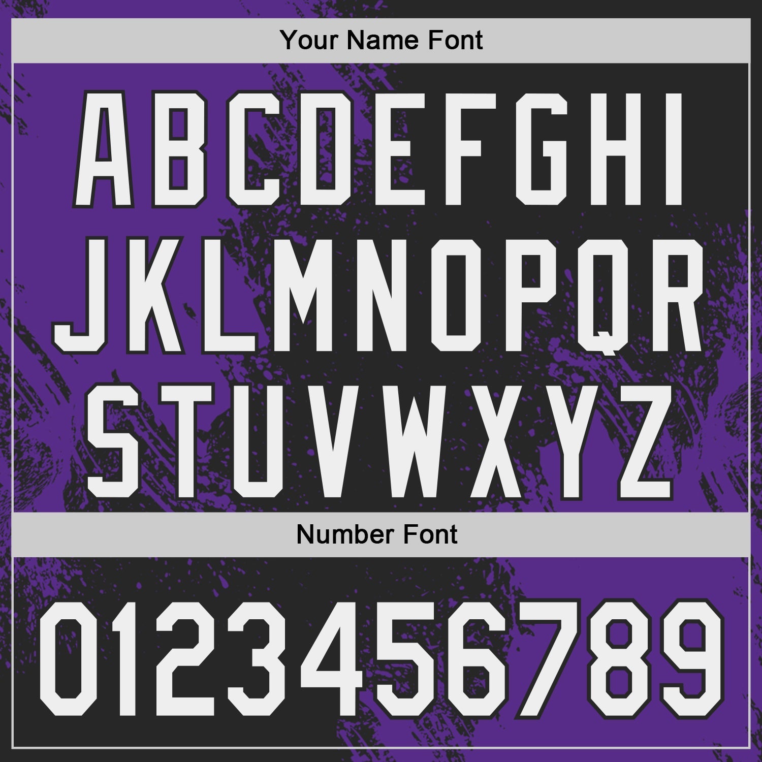 Custom Black White-Purple Abstract Brush Stroke Authentic Baseball Jersey view 5