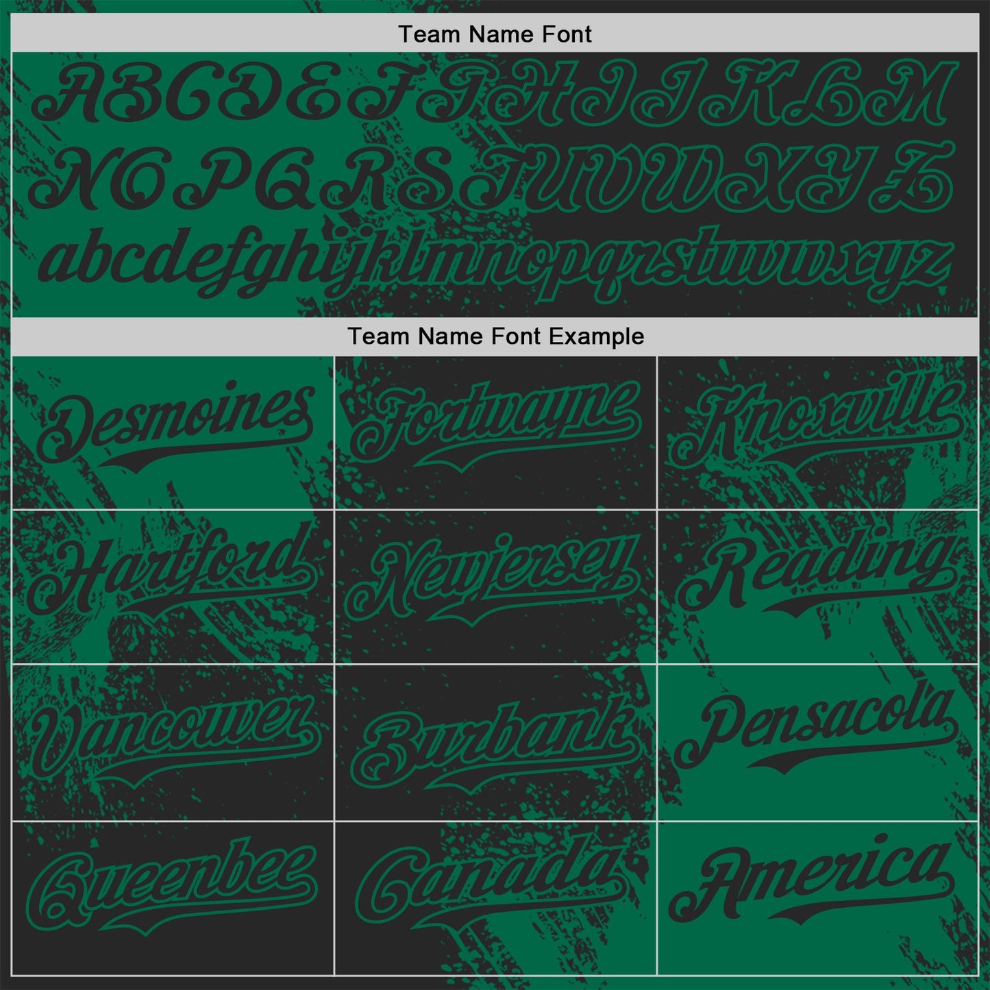 Custom Black-Kelly Green Abstract Brush Stroke Authentic Baseball Jersey view 4