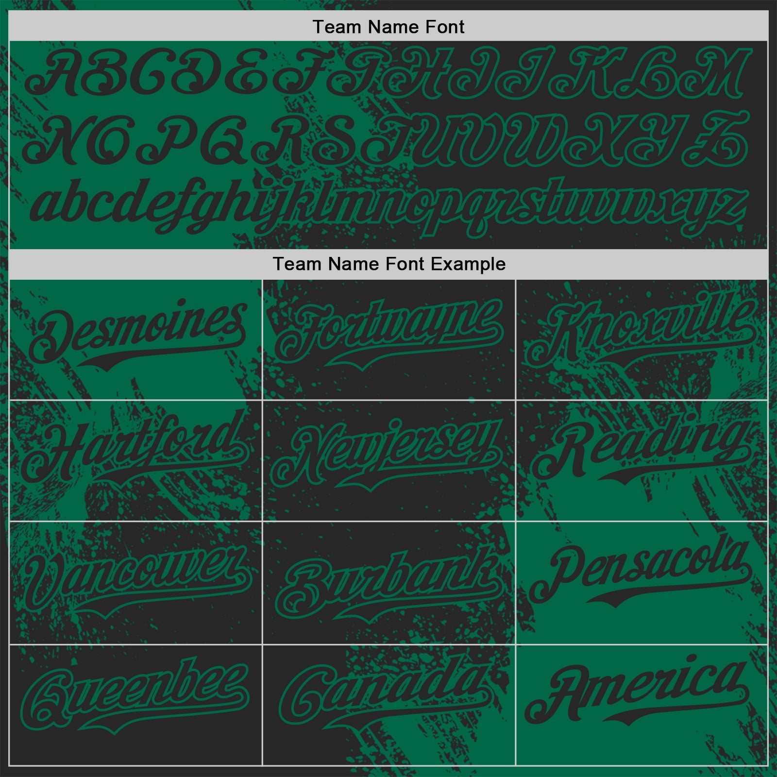 Custom Black-Kelly Green Abstract Brush Stroke Authentic Baseball Jersey view 4
