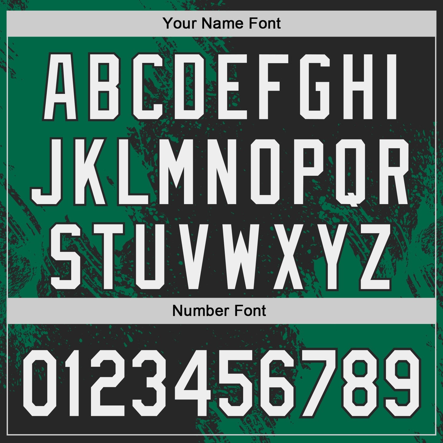 Custom Black White-Kelly Green Abstract Brush Stroke Authentic Baseball Jersey view 5