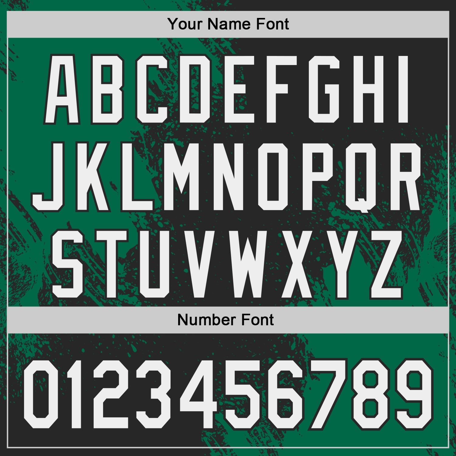 Custom Black White-Kelly Green Abstract Brush Stroke Authentic Baseball Jersey view 5