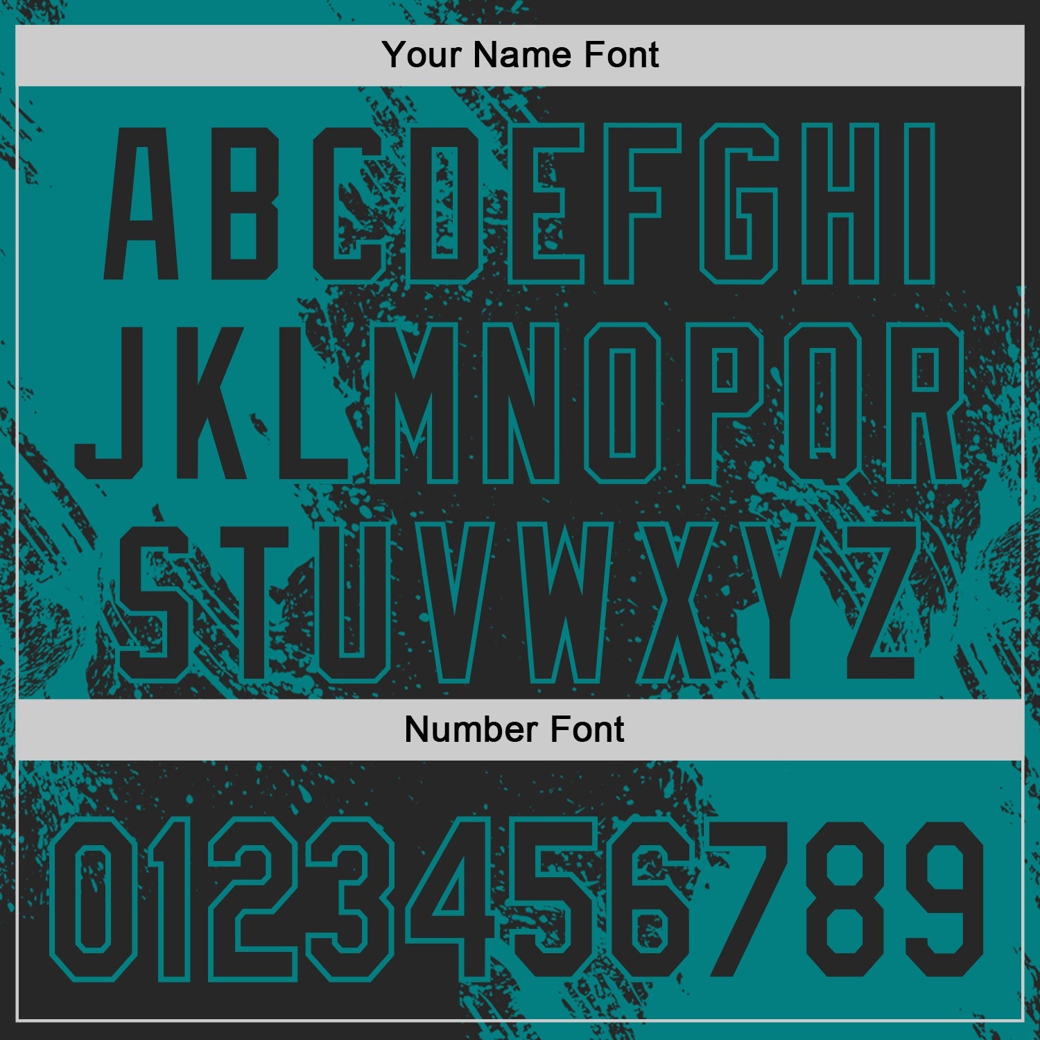 Custom Black-Teal Abstract Brush Stroke Authentic Baseball Jersey view 5