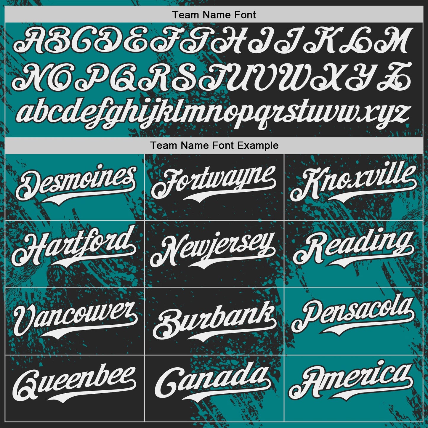 Custom Black White-Teal Abstract Brush Stroke Authentic Baseball Jersey view 4