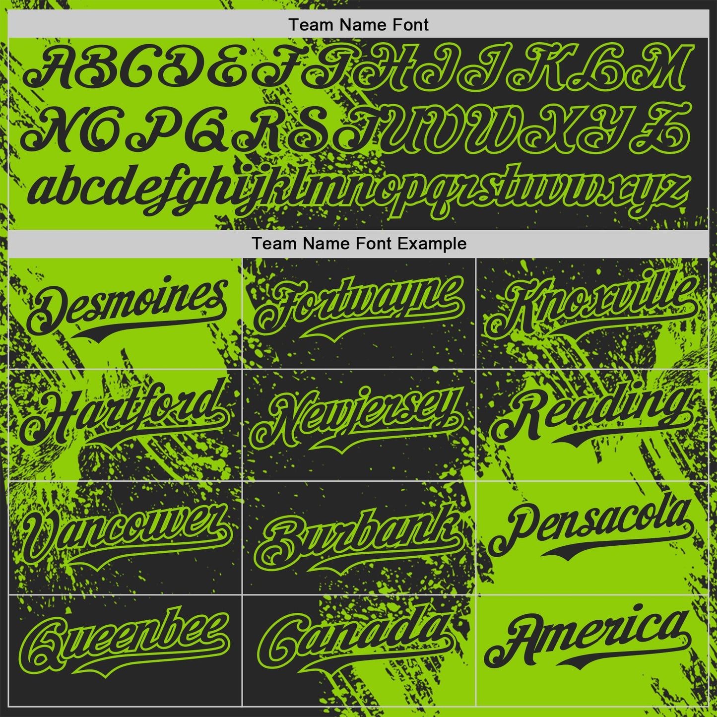 Custom Black-Neon Green Abstract Brush Stroke Authentic Baseball Jersey view 4