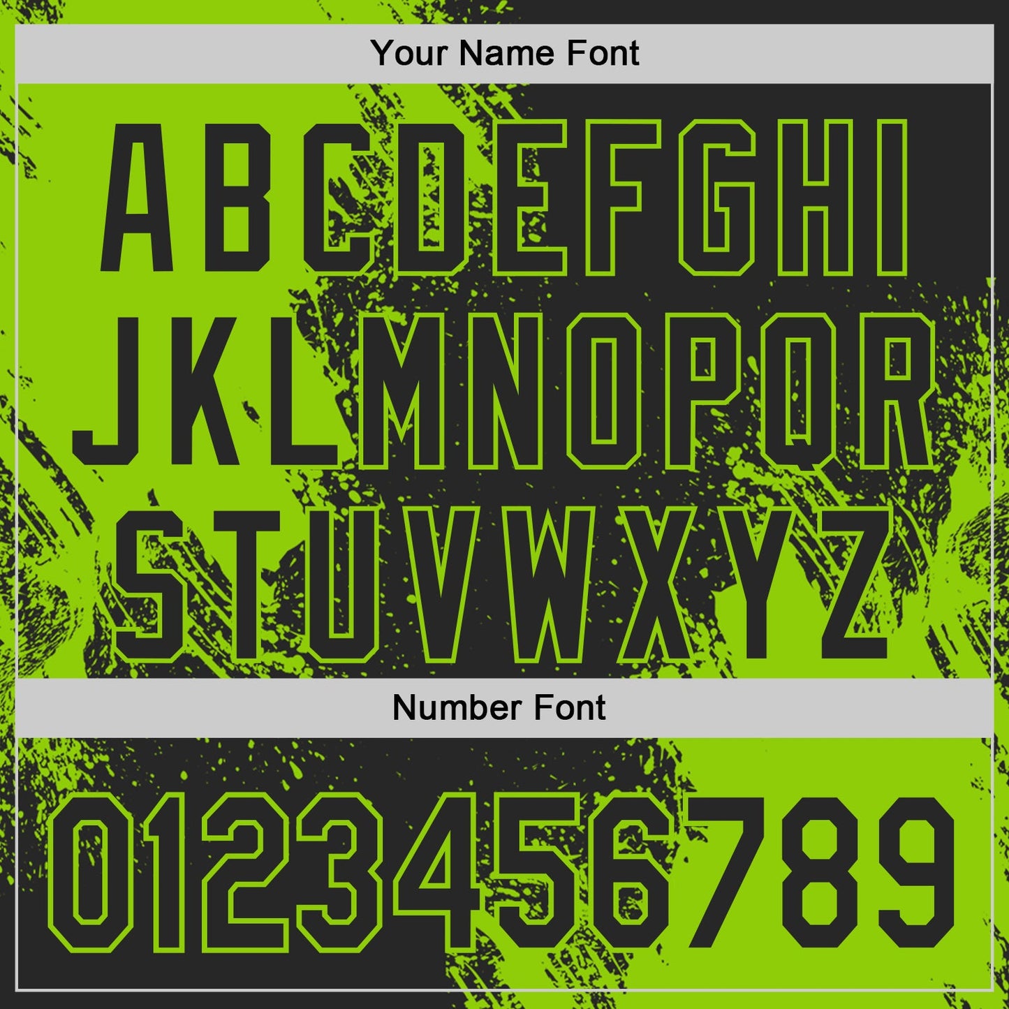 Custom Black-Neon Green Abstract Brush Stroke Authentic Baseball Jersey view 5