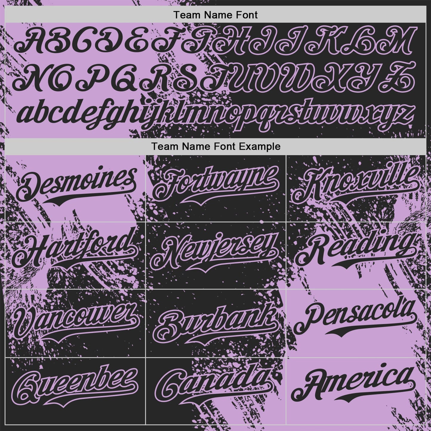 Custom Black-Light Purple Abstract Brush Stroke Authentic Baseball Jersey view 4