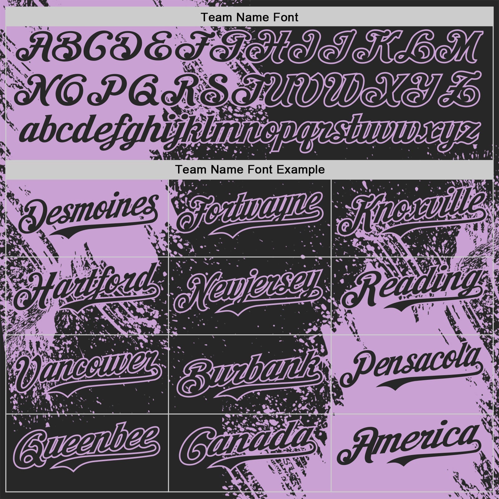 Custom Black-Light Purple Abstract Brush Stroke Authentic Baseball Jersey view 4
